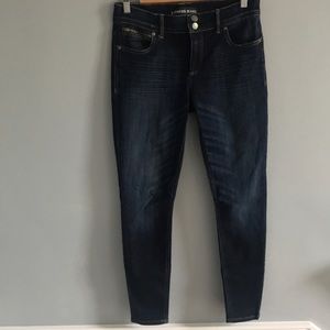 Express dark wash jeggings